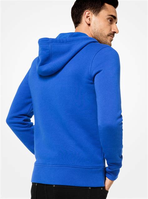 michael kors zip-up hoodie men's|Michael Kors logo tape sweater.